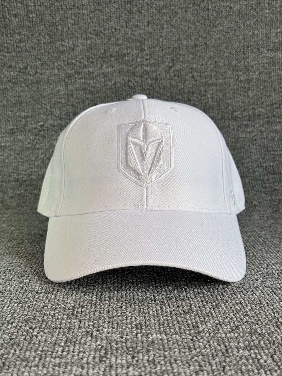 '47 Brand Vegas Golden Knights NHL White Tonal Strapback Cap Hat