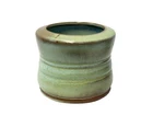 Vintage 1950's Frankoma Prairie Green 26C Crock Bowl Utensil Holder 4" Lazy Bone