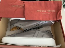 AMADEO TESTONI Paestum Leather Sneakers US8 U...