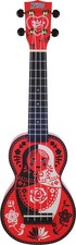 Mahalo MA1RD Art II Series Soprano Ukulele. Russian Doll Motiff