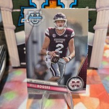Will Rogers 2023 Bowman Chrome U Green Bay UW Mississippi 🤯QB