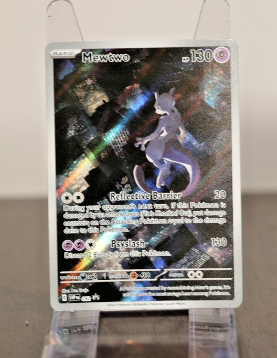 2023 Pokémon Mewtwo SVP 052 Scarlet & Violet Black Star Promo Holo English NM