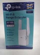 TP-Link RE605X AX1800 Wi-Fi 6 Range Extender Dual-Band OneMesh