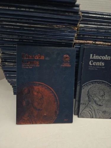 New Listing80 Lincoln Cent Penny Starter Collection 1909-1940 Number One 9004 Whitman Album