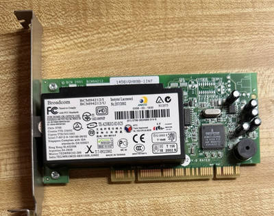 05T596-68240=41S0916  BCM94212/I Dell / Broadcom pci modem Tested-Works good