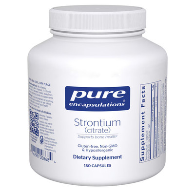 Pure Encapsulations Strontium Citrate 180 Capsules