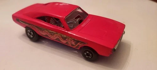 Matchbox 1971 Dodge Dragster Pink Rare Tan Base Superfast Vtg 1971 Lesney