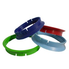4 anelli per rubinetto ruote Dotz Dezent 71,6-67,1 mm adatti a KIA CARENS CARNEVAL CEE ́D MAG