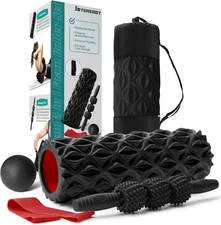 5 in 1 Foam Roller Set Trigger Point Foam Roller, Massage Roller Stick, Massage 