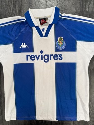 Original Authentic Kappa Porto 1997/1998 Heimtrikot Herren Medium