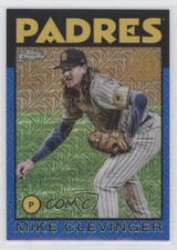 2021 Topps Silver Pack Series 2 1986 Chrome Baseball Blue Mike Clevinger 0nr3
