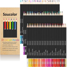 Soucolor 72-Color Colored Pencils for Adult C...