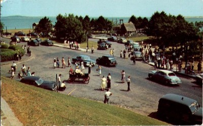 Pre-1980 OLD CARS AT FIRST HOUSE Plymouth Massachusetts MA a/12 BB8506