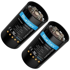 BlueStars 2 Packs 540-648 uf/MFD 110-125 VAC Volt Run Round Start Capacitor... 