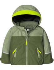 Toddler Rain Jacket Waterproof Hooded Lightweight Toddler Boys Kids Rain Coat...
