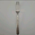 Vintage Fork 1835 R. Wallace  16DWT. Silver Plated Indented Solid Handled Fork