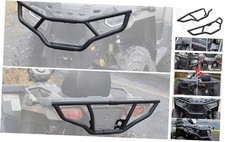 Front  Rear Brush Guard Bumper for Sportsman 450 570 14-20, Heavy-Duty Steel