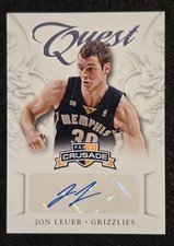 2012-13 Panini Crusade - Quest Autographs Jon Leuer #70 (AU, RC)
