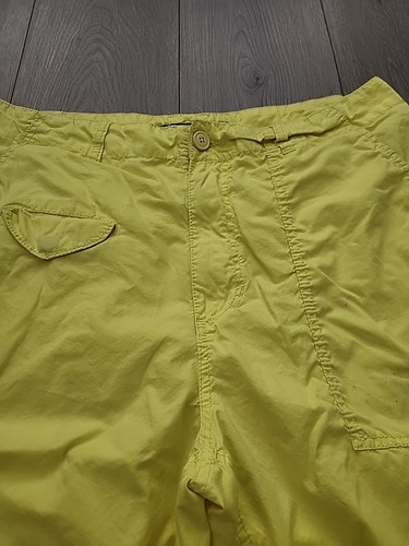 Vintage Sean John Men's 34 Y2K Yellow Cargo Baggy Shorts Skater Grunge 90's CA - Picture 5 of 16