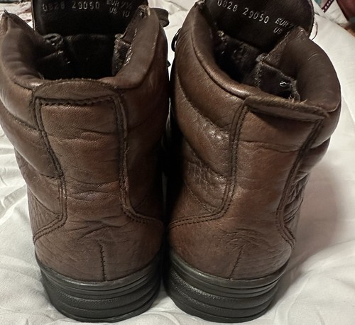 Stivali chukka Mephisto in pelle marrone con lacci da uomo taglia 10 - Foto 5 di 8