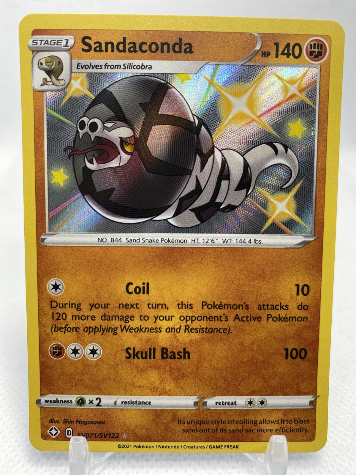 Sandaconda SV071/SV122 Shining Fates: Shiny Vault Holo