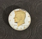 DANBURY MINT,    1978 KENNEDY HALF DOLLAR, GOLD AND SILVER PLATED