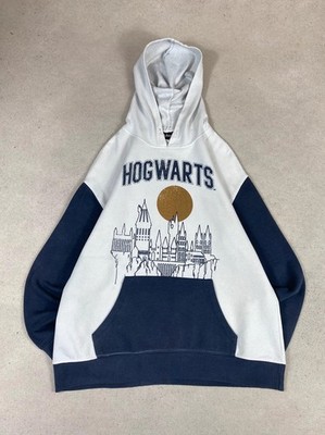 Pullover Hoodie Sweatshirt Us Printed Hogwarts US 50% Baumwolle Farbe Grau Größe S