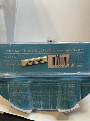Nuevo cabezal de ducha MOEN HALO 9" acabado cromado nuevo en caja - Imagen 3 de 7