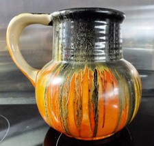 Beautiful Shelley Style Harmony Drip Ware Jug / Pitcher / Vase Deco C1930's