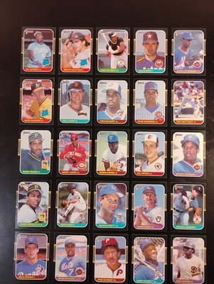 NM+ Lot25 87 Donruss RCs and All-Stars-Bo Jackson MINT +, Bonds, McGwire, Brown!