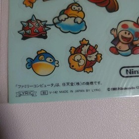 Super Mario Bros. Sticker Famicom At that time