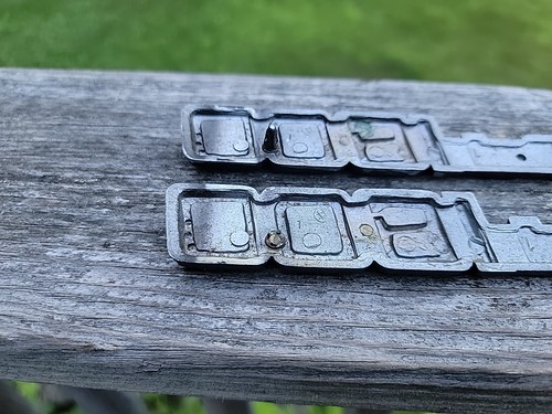 (2) Oem 1973 Datsun Pickup " Datsun 1600 " Emblem Part # 63806-B5500 Vintage - Picture 8 of 10