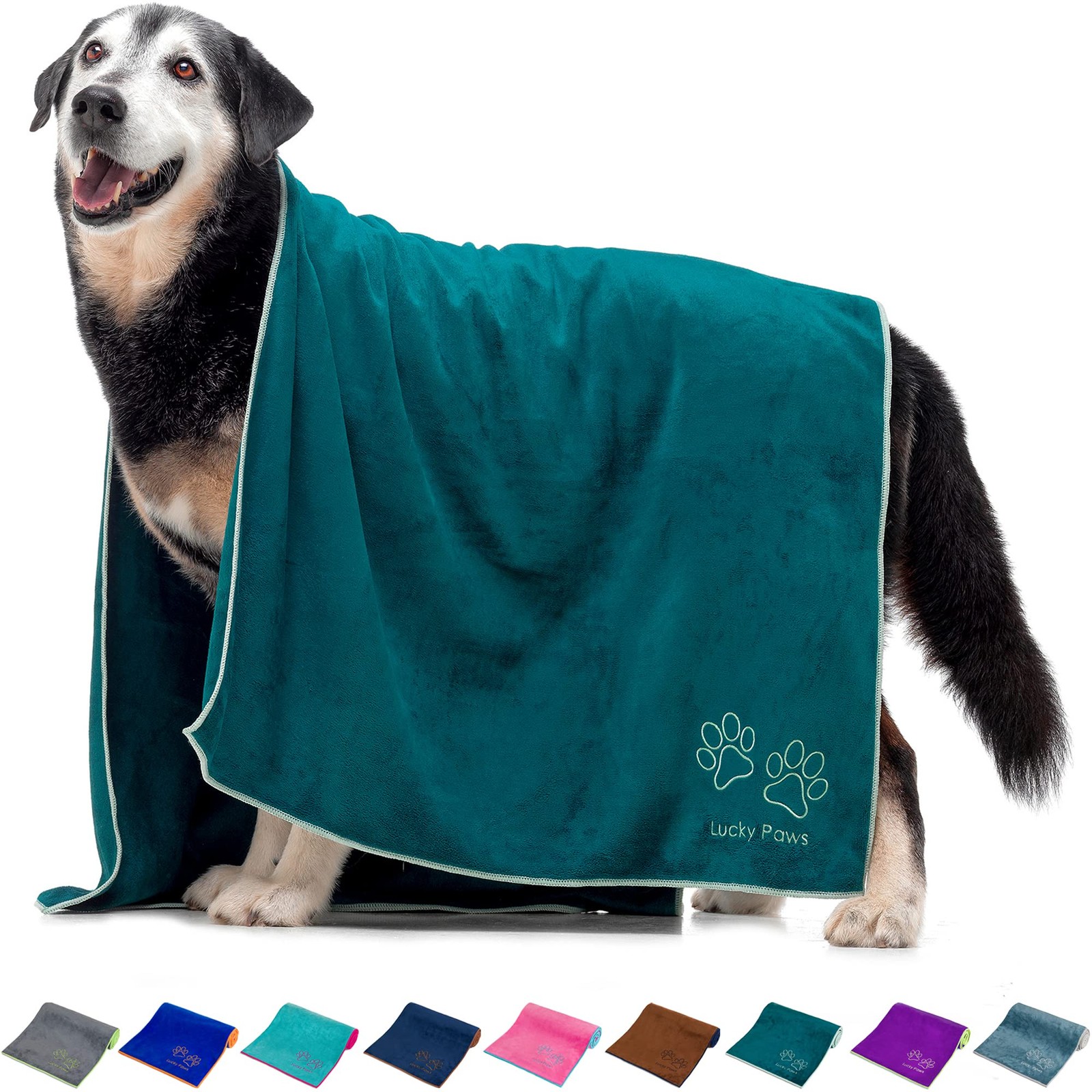 ® UK Dog Towel – Extra Large 140x70cm Dog Towels – Super