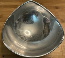 NAMBE METAL ALLOY 7 1/2" BUTTERFLY TRI CORNER BOWL 530 YEAR 1967