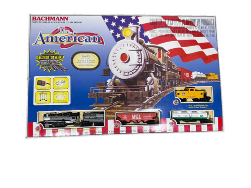 Caja Abierta Nuevo Bachmann “The American” HO Union Pacific Tren Set. #00637 | Condition: New