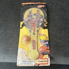 NARUTO Paddle Ball Toy Shonen Jump 2002 Masashi Kishimoto Stocking Stuffer New