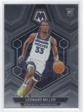 #213 2023-24 Mosaic BASE Leonard Miller RC Minnesota Timberwolves