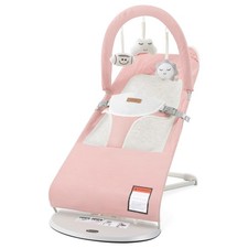 Best Baby Bouncer Foldable Infant Bouncer Seat with 3 Adjustable Heights, 0-18