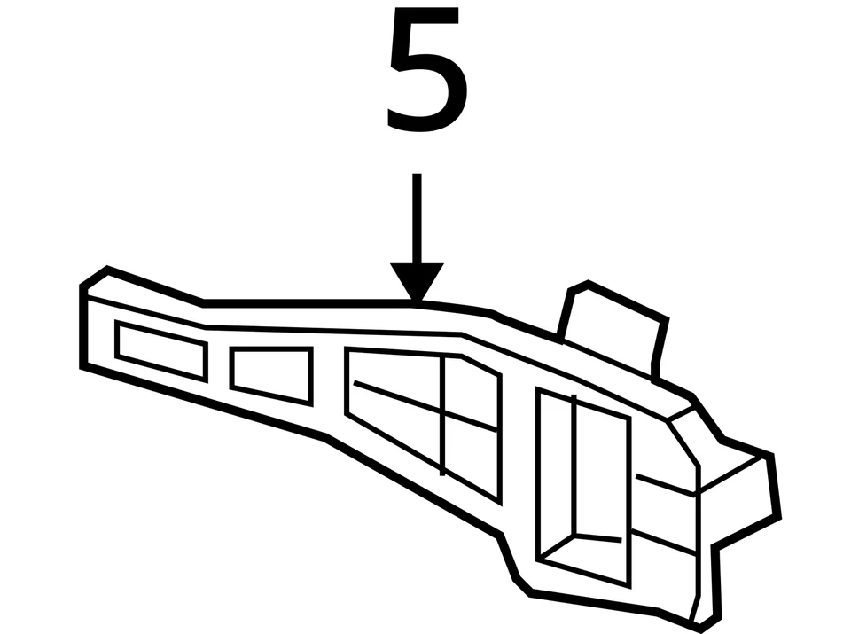 ПОДХОДИТ ДЛЯ 2008 SATURN ASTRA КРОНШТЕЙН RR S/D O/S HDL 24463750 - НОВЫЙ OEM 24463750 - Изображение 3 из 3