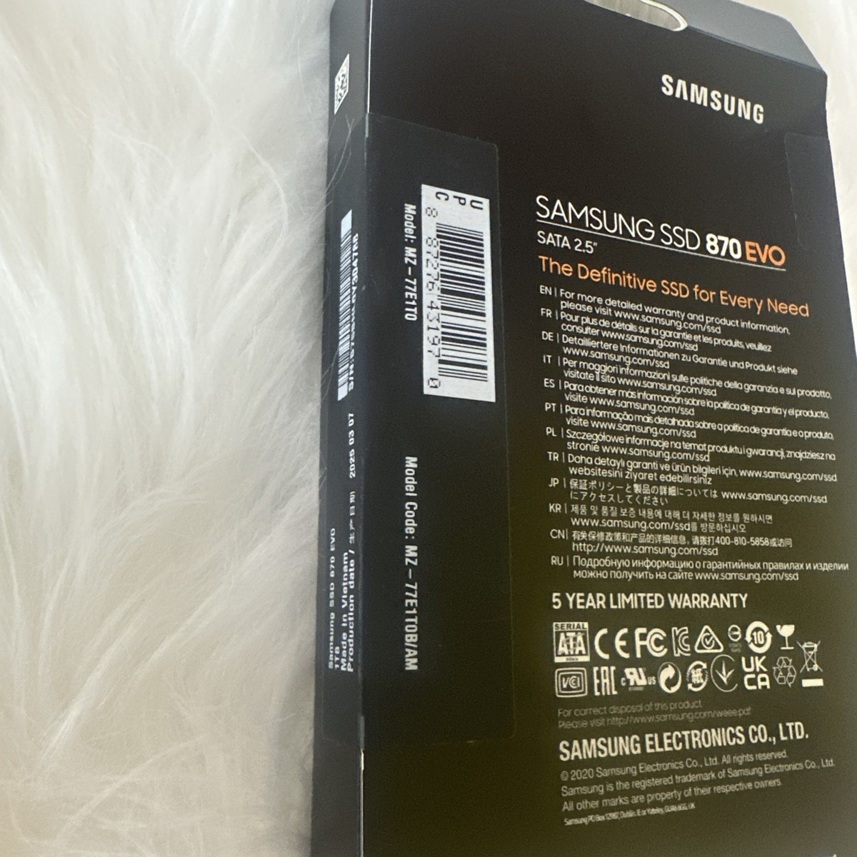 SAMSUNG SSD 870 EVO 1TB 新品未開封 Samsung 870 EVO 1TB Internal SSD SATA MZ-77E1T0B/AM - Best Buy