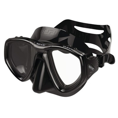 SEAC Clear Antifog Black Diving Mask (0750090003520A)
