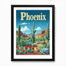 Aihrgdesign A Mid Century Modern Tr Framed Wall Art Poster Canvas Print Picture