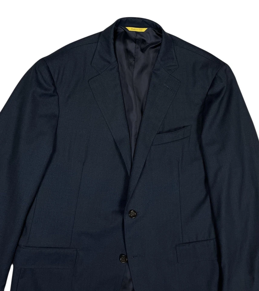 Canali Kei Men’s Wool Suit Blue Size US46 R Eu56 R - Image 4 of 4