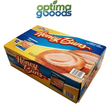 Duchess Honey Buns 3 oz, 12 Pack – Sweet Glazed Snack Pastries, Fresh & Tasty.