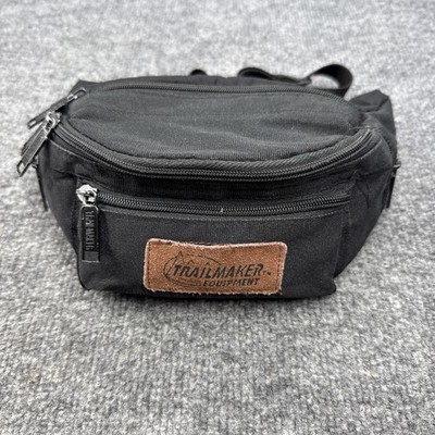 Retro TrailMaker Equipment Black Fanny Pack Bumbag Waist Bag Camping Hiking