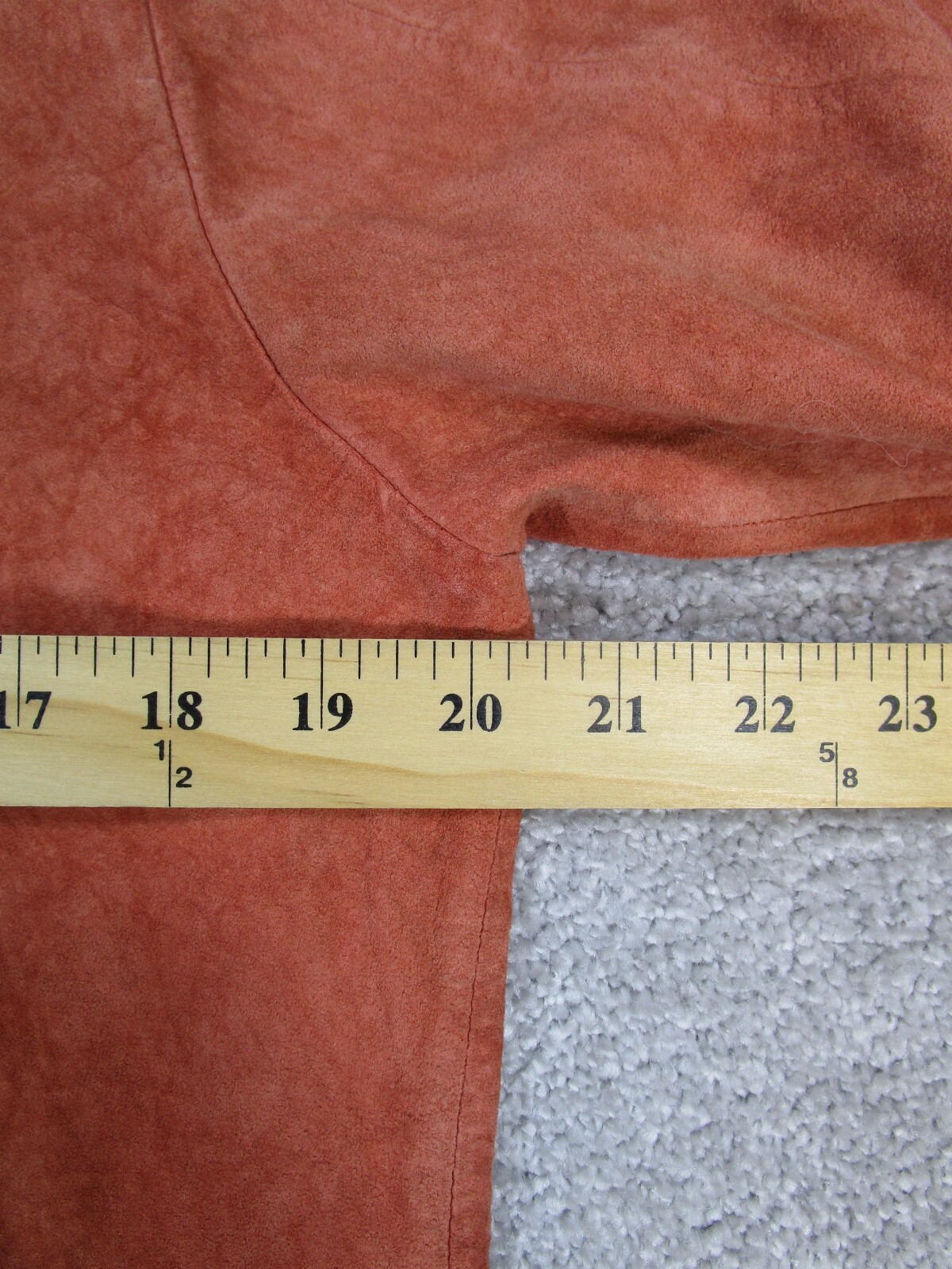 Pendleton Jacket Womens Medium Orange Leather But… - image 7