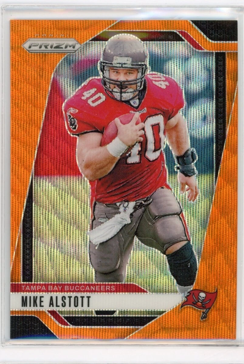 2024 Panini Prizm Mike Alstott Orange Wave #45/60