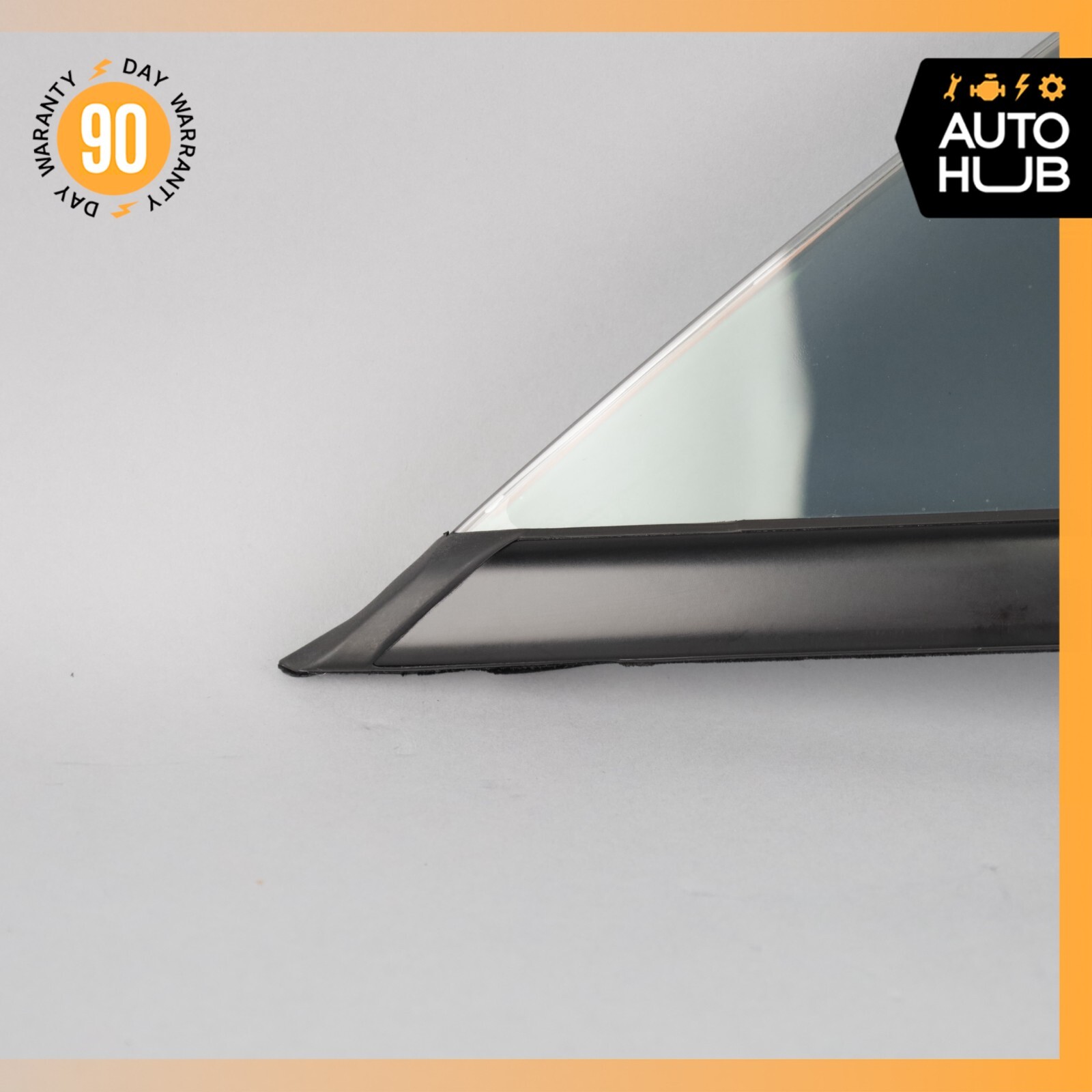 03-17 Bentley Continental GT Front Right Side Door Vent Window Glass OEM 56k