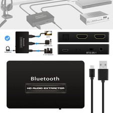 HDMI Stereo Audio Extractor Converter 4K*2K HDMI to HDMI & Optical SPDIF 3.5mm
