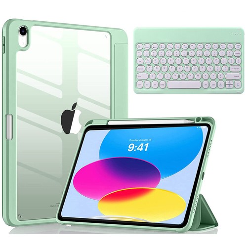 For iPad 10th Generation 10.9inch 2022 Smart Keyboard Tablet Case Cover+Mouse - Picture 30 of 75